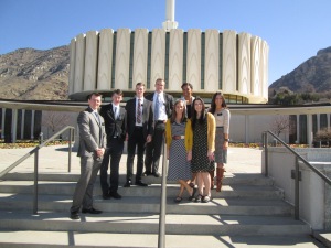 Our district at Provo Temple